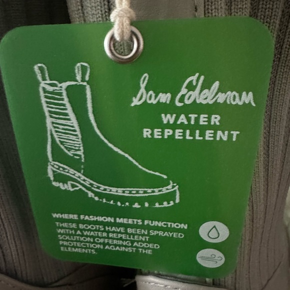 Gray Sam Edelman Lysenko Combat Boot - Picture 12 of 12